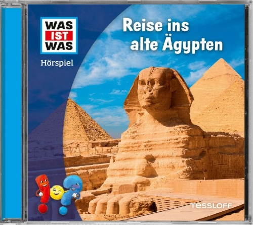 Buchcover und Innenansicht für das Buch: WAS IST WAS Hörspiel. Reise ins alte Ägypten