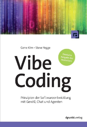 Buchcover und Innenansicht für das Buch: Vibe Coding