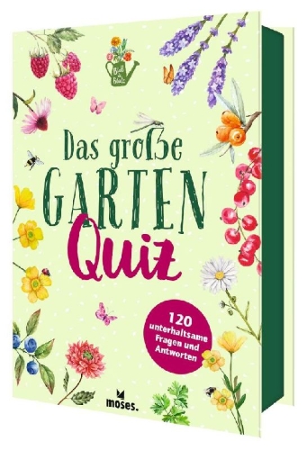 Buchcover und Innenansicht für das Buch: Das große Garten Quiz