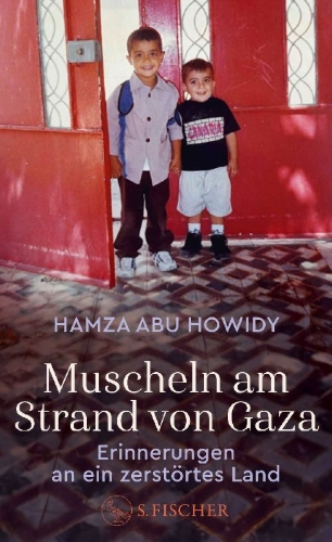 Buchcover und Innenansicht für das Buch: Muscheln am Strand von Gaza