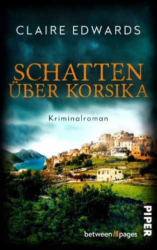 Buchcover und Innenansicht für das Buch: Schatten über Korsika