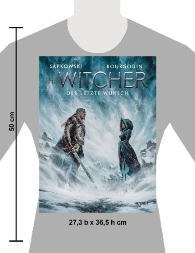 Buchcover und Innenansicht für das Buch: The Witcher Illustré - Le dernier voeu