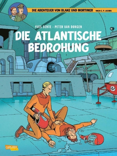 Buchcover und Innenansicht für das Buch: La Menace Atlante