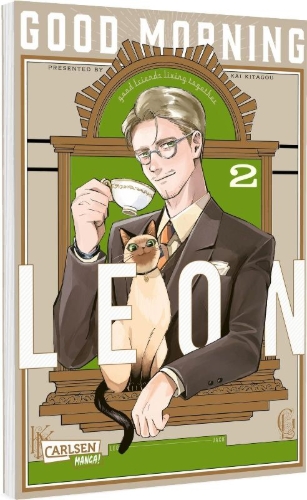 Buchcover und Innenansicht für das Buch: Good Morning Leon