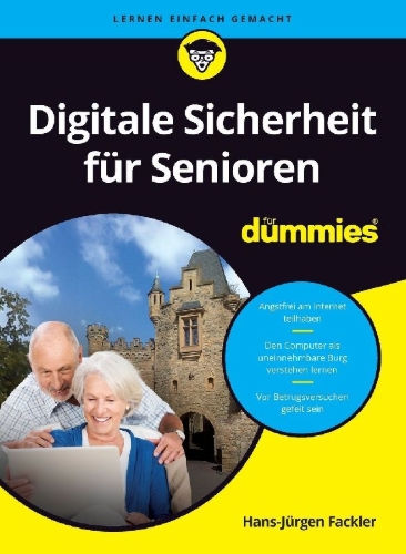 Buchcover und Innenansicht für das Buch: Digitale Sicherheit für Senioren für Dummies