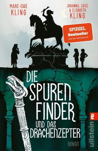 Buchcover und Innenansicht für das Buch: Die Spurenfinder und das Drachenzepter