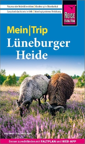 Buchcover und Innenansicht für das Buch: Reise Know-How MeinTrip Lüneburger Heide