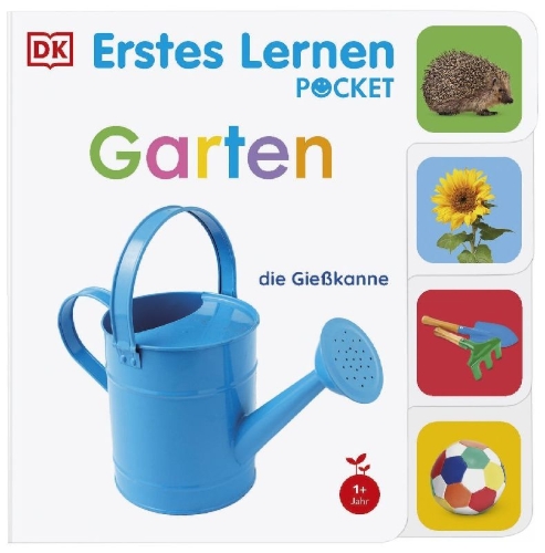 Buchcover und Innenansicht für das Buch: Erstes Lernen Pocket. Garten