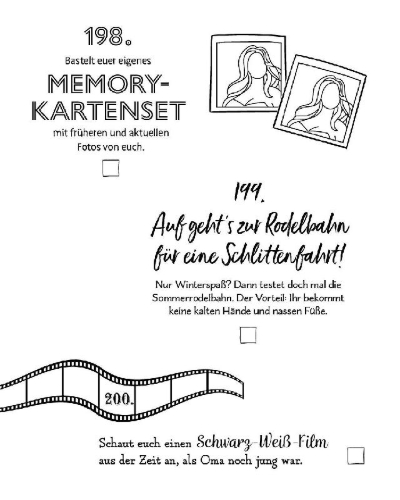 Buchcover und Innenansicht für das Buch: Die Bucket List für Freundinnen