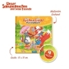 Buchcover und Innenansicht für das Buch: Trötsch Unser Sandmännchen Puzzlebuch mit 4 Puzzle Fuchs und Elster