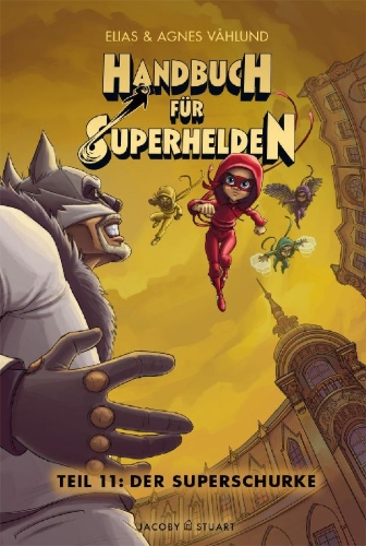 Buchcover und Innenansicht für das Buch: Handbuch für Superhelden
