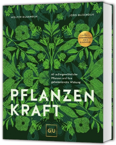 Buchcover und Innenansicht für das Buch: Pflanzenkraft
