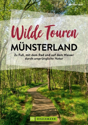Buchcover und Innenansicht für das Buch: Wilde Touren Münsterland