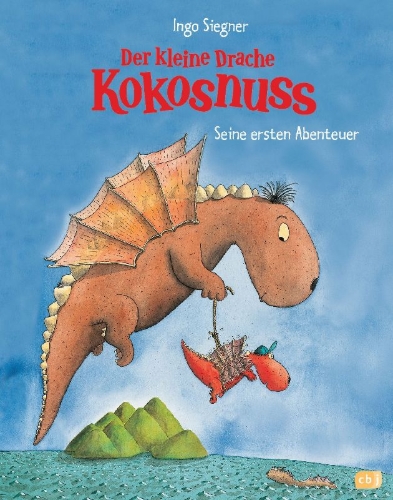 Buchcover und Innenansicht für das Buch: Der kleine Drache Kokosnuss - Seine ersten Abenteuer