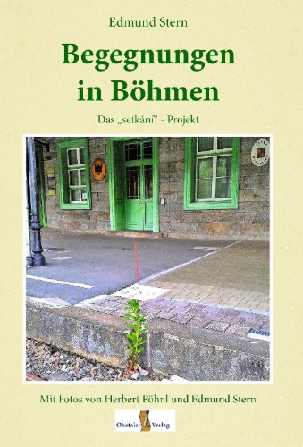 Buchcover und Innenansicht für das Buch: Begegnungen in Böhmen