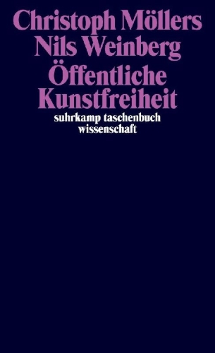 Buchcover und Innenansicht für das Buch: Öffentliche Kunstfreiheit