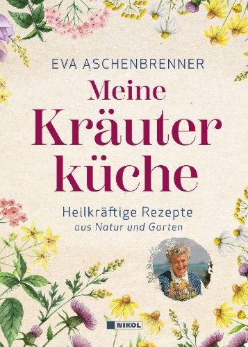 Buchcover und Innenansicht für das Buch: Meine Kräuterküche