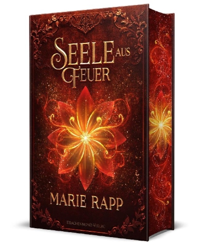 Buchcover und Innenansicht für das Buch: Seele aus Feuer - Seelen-Saga 2 - Schmuckausgabe