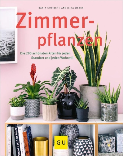 Buchcover und Innenansicht für das Buch: Zimmerpflanzen