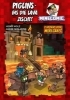 Buchcover und Innenansicht für das Buch: Piglins - bis die Lava zischt! - Für Fans von Minecraft
