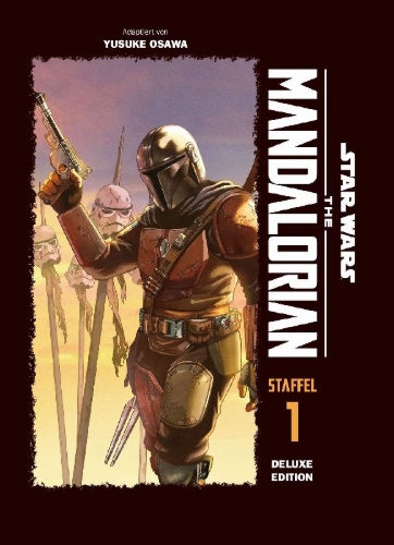 Buchcover und Innenansicht für das Buch: Star Wars: The Mandalorian (Manga) Staffel1 Deluxe Edition