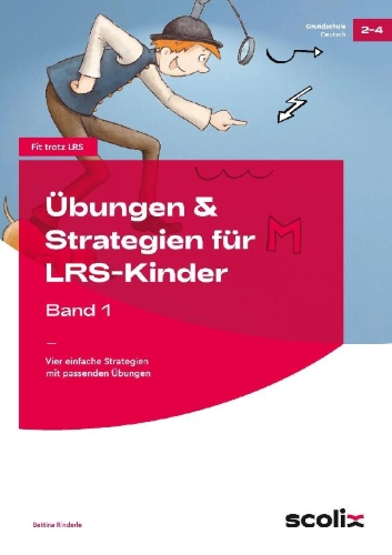Buchcover und Innenansicht für das Buch: Übungen & Strategien für LRS-Kinder - Band 1