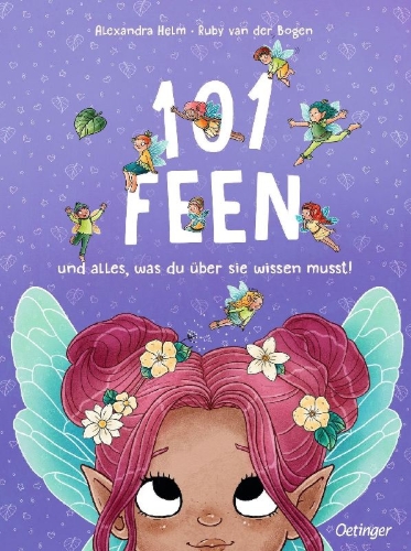 Buchcover und Innenansicht für das Buch: 101 Feen und alles, was du über sie wissen musst!