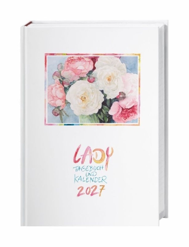 Buchcover und Innenansicht für das Buch: Lady Tagebuch A5 2027