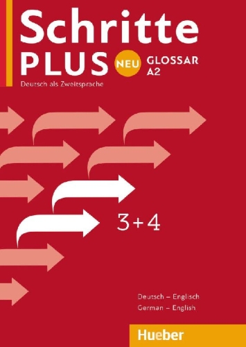 Buchcover und Innenansicht für das Buch: Schritte plus Neu 3+4 A2 Glossar Deutsch-Englisch - Glossary German-English