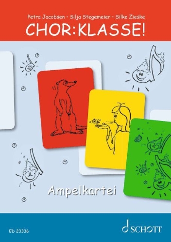 Buchcover und Innenansicht für das Buch: Chor-Klasse! - Ampelkartei