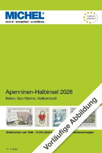 Buchcover und Innenansicht für das Buch: Apenninen-Halbinsel