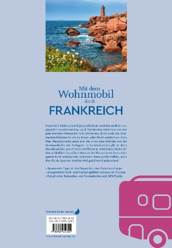 Buchcover und Innenansicht für das Buch: KUNTH Mit dem Wohnmobil durch Frankreich