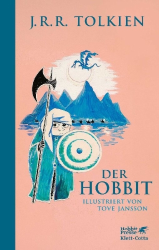 Buchcover und Innenansicht für das Buch: Der Hobbit - Illustriert von Tove Jansson