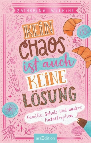Buchcover und Innenansicht für das Buch: Café Chaos. My Family is  not a Piece of Cake