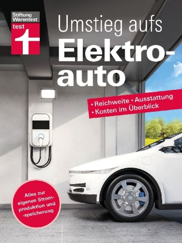 Buchcover und Innenansicht für das Buch: Umstieg aufs Elektroauto
