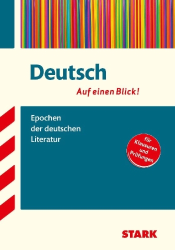 Buchcover und Innenansicht für das Buch: Deutsch - auf einen Blick!  Epochen der deutschen Literatur