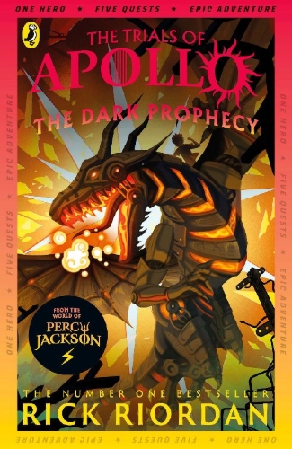 Buchcover und Innenansicht für das Buch: The Trials of Apollo - The Dark Prophecy
