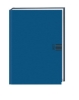Buchcover und Innenansicht für das Buch: Wochen-Cheftimer A5, blau 2027