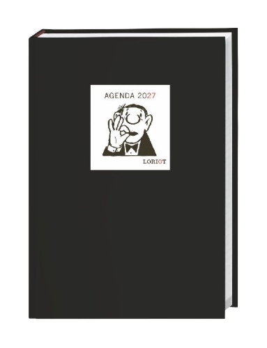 Buchcover und Innenansicht für das Buch: Loriot Agenda A5 2027