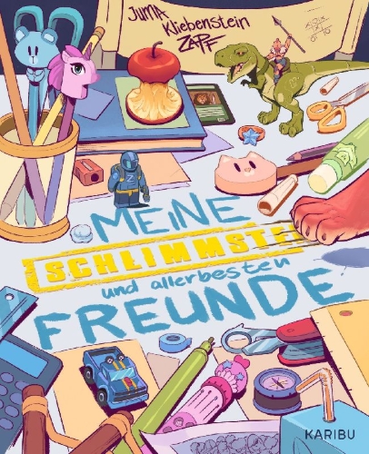 Buchcover und Innenansicht für das Buch: Meine schlimmsten und allerbesten Freunde