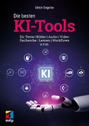 Buchcover und Innenansicht für das Buch: Die besten KI-Tools