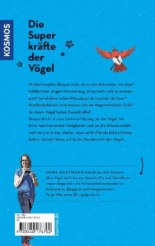 Buchcover und Innenansicht für das Buch: Die Superkräfte der Vögel