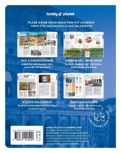 Buchcover und Innenansicht für das Buch: LONELY PLANET Reiseführer Entdecke Rom