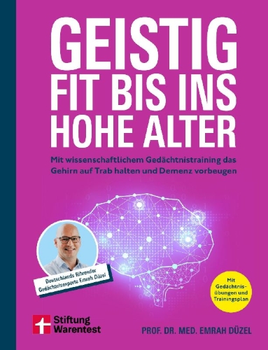 Buchcover und Innenansicht für das Buch: Geistig fit bis ins hohe Alter