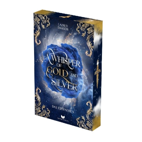 Buchcover und Innenansicht für das Buch: A Whisper of Gold and Silver: Das Erwachen | Der Auftakt der spannenden Romantasyreihe von Lainey Darson