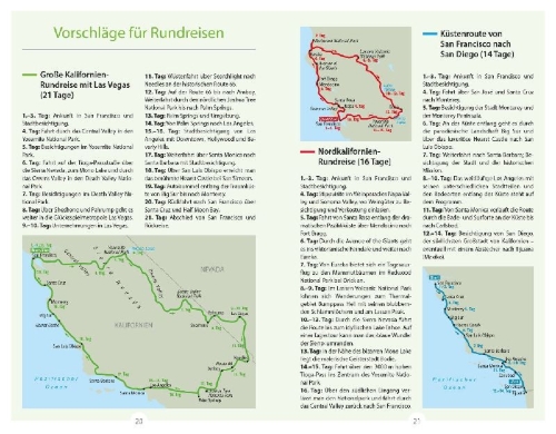 Buchcover und Innenansicht für das Buch: DUMONT Reise-Handbuch Reiseführer Kalifornien