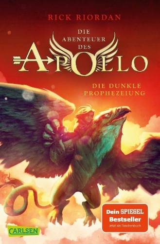 Buchcover und Innenansicht für das Buch: The Trials of Apollo Vol 2: The Dark Prophecy