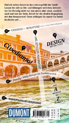 Buchcover und Innenansicht für das Buch: DUMONT direkt Reiseführer Venedig