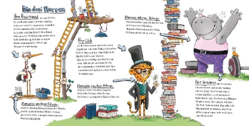 Buchcover und Innenansicht für das Buch: Ich bin der Beste! - Ein tierischer Wettstreit