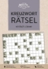 Buchcover und Innenansicht für das Buch: Kreuzworträtsel einfach clever. Nachhaltiger Kreuzworträtsel-Block